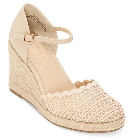Liz Claiborne Women’s Marian Wedge Sandals Sz 8.5 M MSRP $70 - Picture 1 of 4